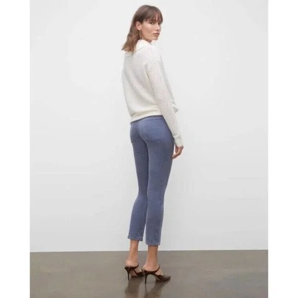 CLUB MONACO High Rise Skinny Corduroy Jeans in Blue Size 25 New Ultra Soft - Picture 2 of 7